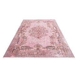 Avis Vidal Tapis de laine 264x175 rouge Ultra Vintage