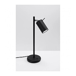 Luminaire Center Lampe de table Ring Desk Acier Noir 1 ampoule 43cm