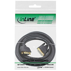 Rallonge DVI-D Premium, InLine®, digital 24+1 mâle/fem., Dual Link, 5m