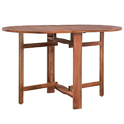 Maison Chic Table de jardin | Table d'extérieur 120 x 70 x 74 cm Bois d'acacia massif -GKD66079