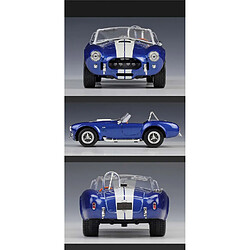 Universal 1: 24 1965 Shelby Cobra 427 Classic Car Static Moulding Vehicle Collection Model Car Toy Gift | Moulding Toy Car (Bleu)