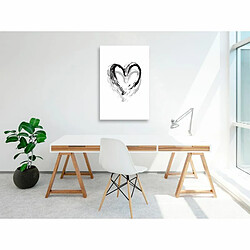 Paris Prix Tableau Imprimé Brush Heart 40 x 60 cm