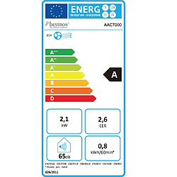 Climatiseur mobile monobloc 2100w 24m2 - aac7000 - BESTRON