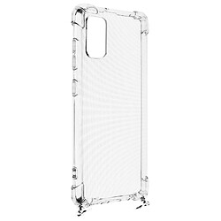 Avizar Coque Galaxy A41 Anneau personnalisable avec bijou/Chaîne - Transparent