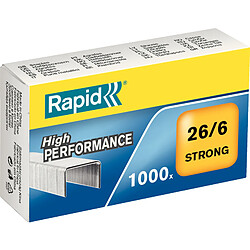 1 000 agrafes Rapid Strong 26/6