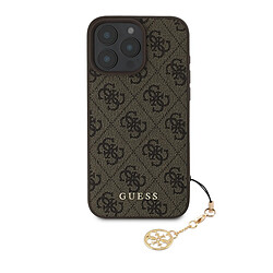 Guess Maroquinerie Guess Coque iPhone 16 Pro Max - Marron