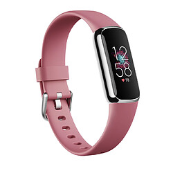 Fitbit Luxe AMOLED Bracelet connecté Rose, Platine