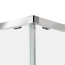 Acheter Beliani Cabine de douche TELA 80 x 80 x 185 cm Argenté