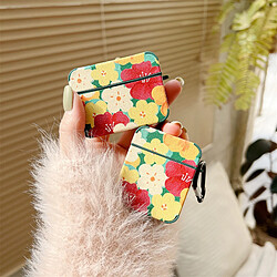 GUPBOO Airpods Coque Housse Étui Protecteur Compatible pour AirPods1/2-Ins fille de fleur de style coréen