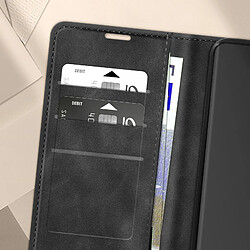 Acheter Avizar Étui pour Redmi Note 13 Pro Plus Portefeuille Support Vidéo Soft Cover Noir