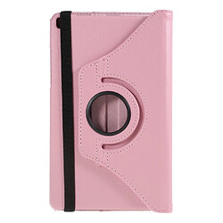 Etui en PU litchi rose pour Samsung Galaxy Tab A 8.0 (2019) SM-T295