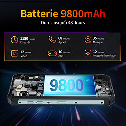 Avis 4G Téléphone Oukitel WP21 Ultra robuste smartphone Grande Batterie 9800mAh, 12GO RAM + 256Go ROM Smartphone Antichoc Étanche, Écran 6.78 Pouces,64MP AI caméra Android 12 Téléphone portable-Noir