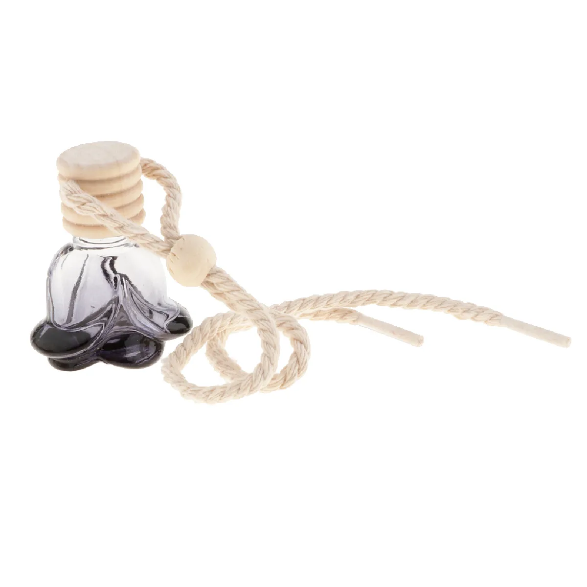 20pcs 10ml bouteille de parfum vide voiture suspendue pendentif décor à la maison fleur