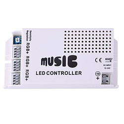 Acheter Wewoo Contrôleur à distance en plastique de musique d'enveloppe de RGB LED avec 24 clés RF à télécommande, DC 12-24V