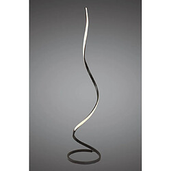 Luminaire Center Lampadaire Nur marron oxydé LED 2800K, 1800lm, Dimmable acrylique givré/marron oxydé