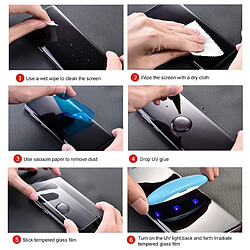 Acheter Wewoo Film de verre trempé plein écran de colle UV pleine courbe pour iPhone XS Max / iPhone 11 Pro