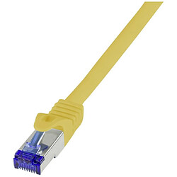 LogiLink C6A077S RJ45 CAT 6a S/FTP 5 m jaune 1 pc(s)