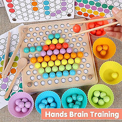 Universal Jouets pour enfants Toys Hands Hands Training Training Clip Perles Puzzle Board Board Game Baby tôt