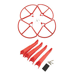 Cadre De Protection Pour Hélice + Train D'atterrissage Pour Hubsan H501S H501A Rouge