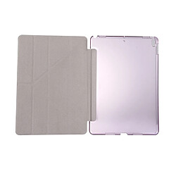 Wewoo Coque Violet pour iPad Pro 10.5 pouces Silk Texture Horizontal déformation flip étui en cuir avec 4 pliage titulaire et sommeil / réveil pas cher