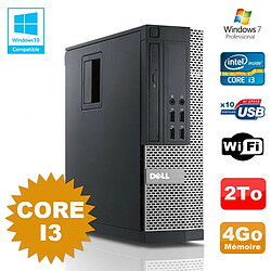 PC Dell Optiplex 7010 SFF Core I3 3.1GHz 4Go Disque 2000Go DVD Wifi W7 - Occasion