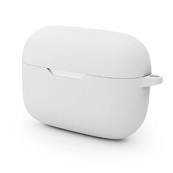 Attach Étui de Protection en Silicone pour JBL Tune 130 TWS Casque Écouteurs en Blanc