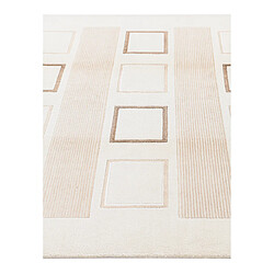 Avis Vidal Tapis de laine 244x178 beige Darya