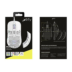 Souris Gaming Filaire - XTRFY - M42 - Ultra légere - Blanc (M42-RGB-WHITE) pas cher