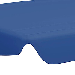 Acheter vidaXL Toit de rechange de balançoire bleu 188/168x145/110 cm