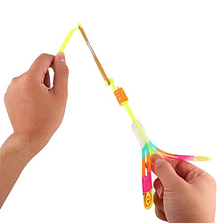 Wewoo Jouet volant 10 PCS Amazing LED Light Slingshot Flying Flèches, Couleur Aléatoire, Taille: Large pas cher