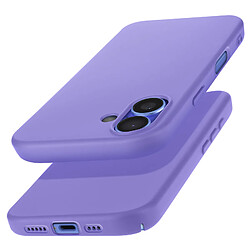 Avizar Coque pour iPhone 16 Semi-rigide Soft-touch Anti-traces Violet