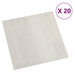 vidaXL Dalles de plancher autoadhésives 20 pcs PVC 1,86 m² beige