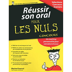 Réussir son oral pour les nuls, concours - Occasion