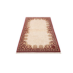 Avis Vidal Tapis de laine 163x91 rouge Darya