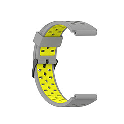 Avis Bracelet En Silicone Pour Le Remplacement De Montre Intelligente 1 De Bushnell Neo Ion, Gris + Jaune