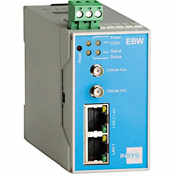 Routeur LTE Insys EBW-L100 10016058 Ethernet 10 V/DC, 24 V/DC, 36 V/DC, 48 V/DC 1 pc(s) 