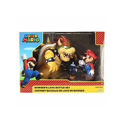 Avis Jakks Pacific World of Nintendo - Pack 3 figurines Mario vs. Bowser Lava Battle 6-15 cm