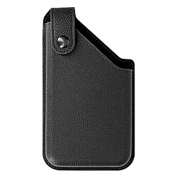 Avizar Étui ceinture pour Smartphone 6.1'' avec Mousqueton Éco cuir grainé Noir