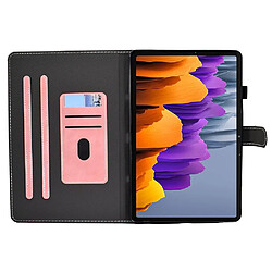 Etui en PU rose pour votre Samsung Galaxy Tab S7 T870/Galaxy Tab S8 X700/X706