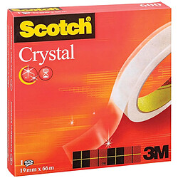 3M Ruban adhésif Crystal transparent 19 mm x 66m