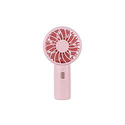 Ventilateur Portatif Rechargeable Mute Portable (Rose)