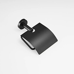 Acheter Universal Porte-papier de toilette simple noir monté sur le mur Porte-papier de toilette en acier inoxydable avec couvercle Quincaillerie de salle de bains | Porte-papier (noir)