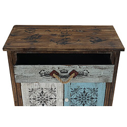 Acheter Mendler Commode Funchal armoire table d'appoint, vintage, shabby chic, 84x80x40cm