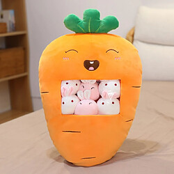 Universal 40 cm peluche mignonne carotte oreiller fruit enfant jouet kawaï cadeau d'anniversaire | oreiller de luxe pas cher