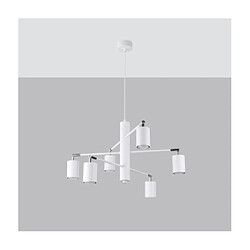 Luminaire Center Suspension Lemmi Acier Blanc