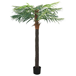 vidaXL Palmier Phoenix artificiel avec pot 215 cm Vert