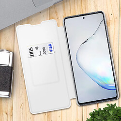 Avis Avizar Housse Samsung Galaxy Note 10 Lite Étui Portefeuille Intégral Porte-carte Blanc