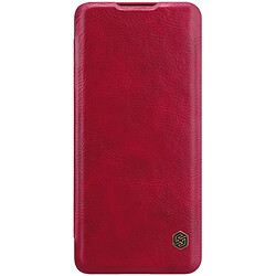 Etui en PU rouge pour votre Huawei P40 Pro Plus