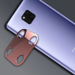 Wewoo Couverture complète de l'anneau de protection de la lentille de la caméra arrière en métal pour téléphone portable 10D Huawei Mate 20 X or rose 