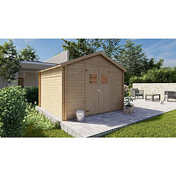 Habitat Et Jardin Abri de jardin bois 9m2 Gers - 300 x 300 x 238 cm - 19 mm